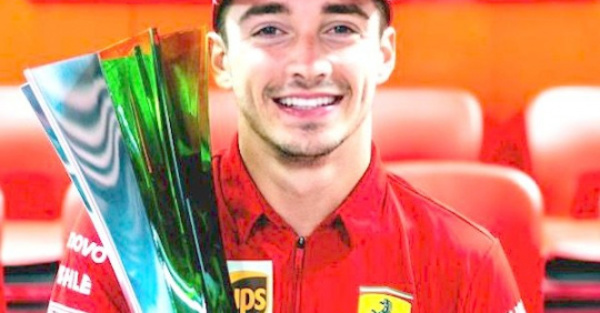 Leclerc ganó en Monza