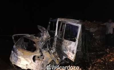 HOY / Militar muere calcinado tras accidente en Piribebuy