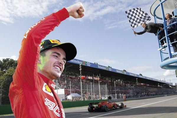 Leclerc, nuevo héroe de Ferrari