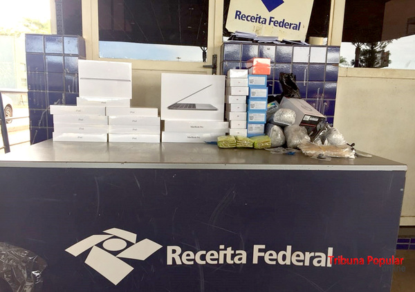 Receita Federal requisa productos informáticos y relojes de contrabando