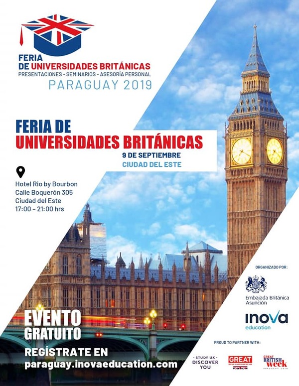 Hoy se realiza la feria de universidades británicas en Ciudad de Este | .::Agencia IP::.