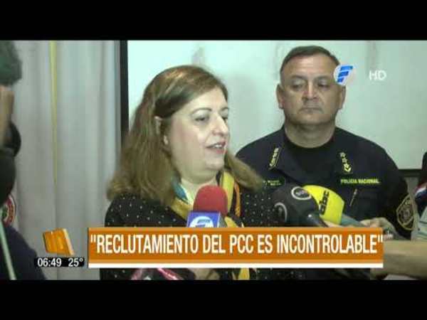 “Reclutamiento del PCC es incontrolable“