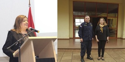 LA FISCAL GENERAL FELICITÓ AL JEFE DE LA POLICÍA NACIONAL DE ITAPÚA Y A SU EQUIPO, TRAS OPERATIVO EN EL CERESO