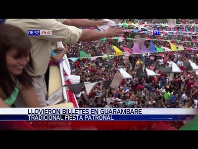 LLUVIA DE BILLETES EN GUARAMBARÉ