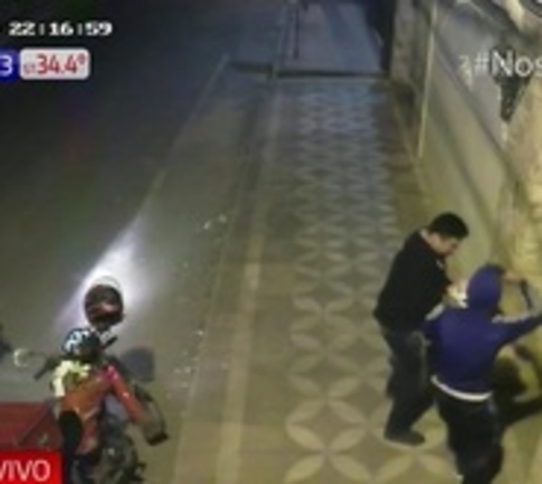 Iba a entregar un pedido, pero fue interceptado por motochorros - Paraguay.com