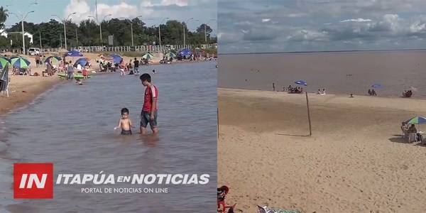 PLAYAS DE CARMEN DEL PARANÁ NO ESTÁN HABILITADAS POR EL MADES