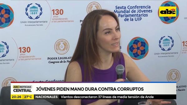 Jóvenes piden mano dura contra corruptos - ABC Noticias - ABC Color