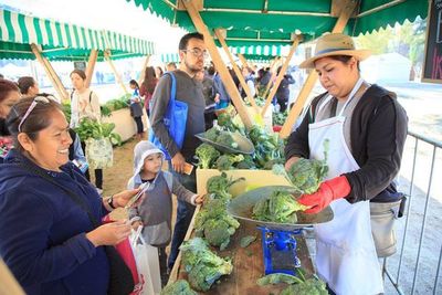 Mexicanos intercambian basura por alimentos en el mercado