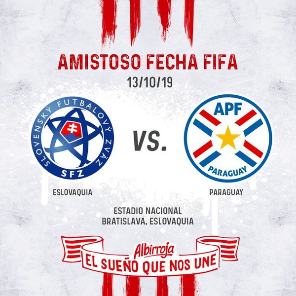 Paraguay se enfrentará con Eslovaquia en un amistoso en octubre | .::Agencia IP::.