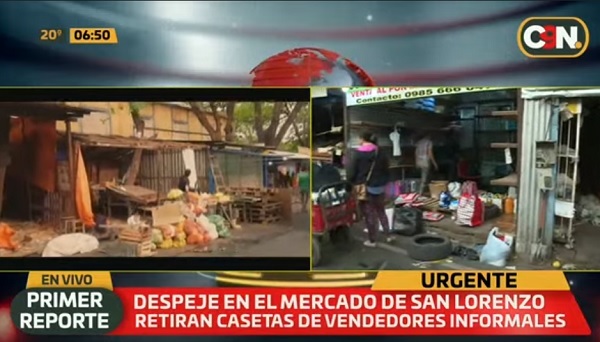 Desalojan a vendedores del Mercado de San Lorenzo
