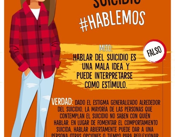 Instan a hablar sobre prevención del suicidio