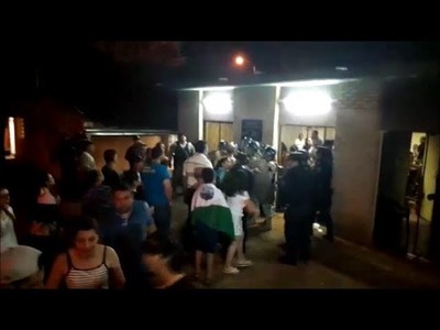 INCIDENTES FRENTE A LA JUNTA MUNICIPAL DE CAPITÁN MIRANDA