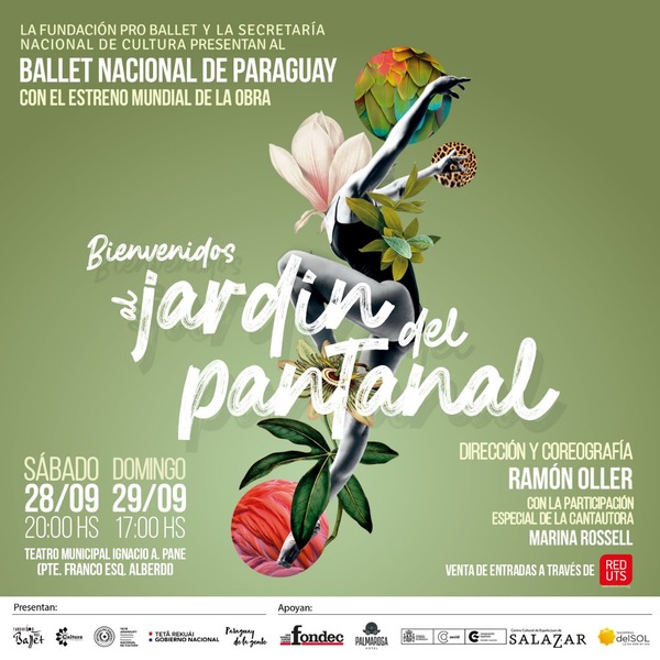 El Ballet Nacional del Paraguay presentará “Bienvenidos al Jardín del Pantanal” | .::Agencia IP::.