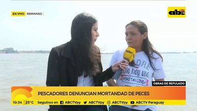 Pescadores denuncian mortandad de peces - ABC Noticias - ABC Color