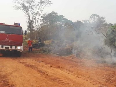 Paso Yobái: Incendio de gran magnitud en mina de oro