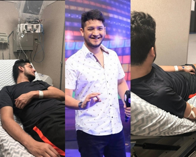 Junior Rodríguez con problemas de salud