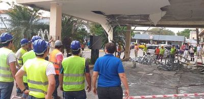 Responsable de la obra culpa al viento por el desplome del techo - Nacionales - ABC Color
