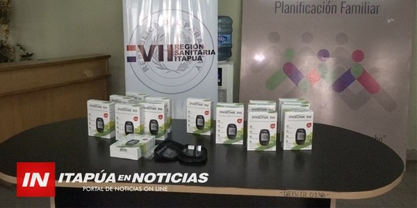 ENTREGAN NUEVOS GLUCÓMETROS PARA SERVICIOS DE SALUD DEL DEPARTAMENTO