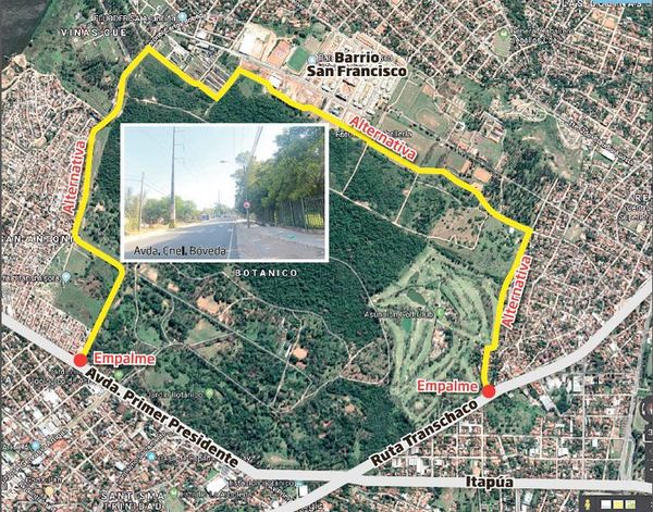 Google Maps rupive oipapáta umi yvyramáta Botánico-pe oikotahápe viaducto - ABC Remiandu - ABC Color