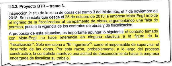 Ignoraron todas las advertencias de fiscalizadora del fracasado metrobús - Economía - ABC Color