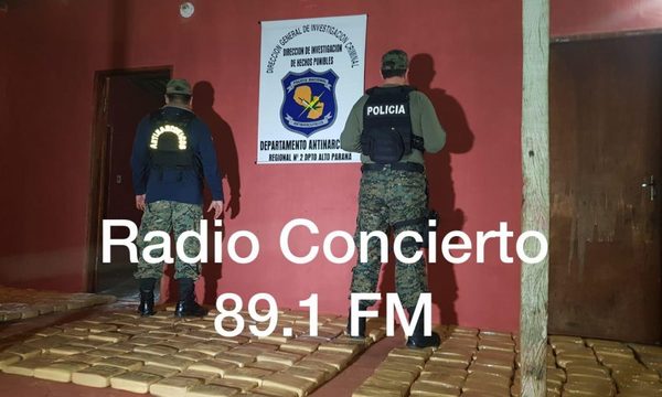 Incautan 358 kilos de marihuana en Franco