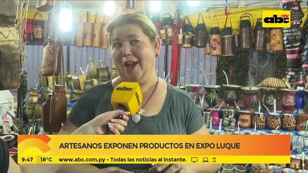 Artesanos muestran sus productos en Expo Luque - ABC Noticias - ABC Color