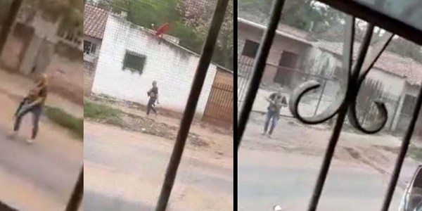 VECINOS CAPTAN LA BALACERA PREVIA AL RESCATE DE SAMURA