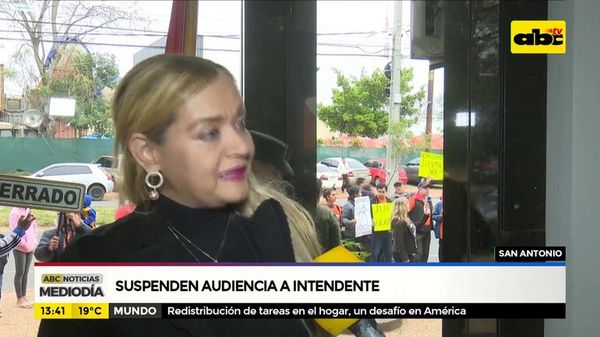 Suspenden audiencia a intendente de San Antonio - ABC Noticias - ABC Color