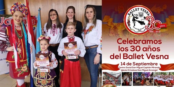 CELEBRARÁN 30 AÑOS DEL BALLET VESNA EN CAPITÁN MIRANDA