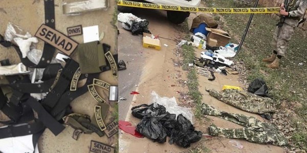 HALLAN EVIDENCIAS EN UN VEHÍCULO ABANDONADO TRAS BALACERA Y FUGA DE PELIGROSO NARCO.