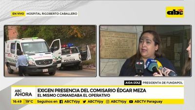 Exigen presencia del comisario Edgar Meza - ABC Noticias - ABC Color
