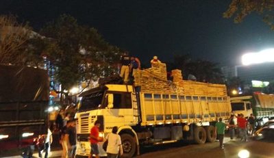 Camiones fueron lacrados y serán verificados
