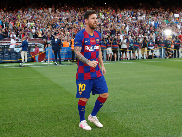 Messi se siente como en su casa en Barcelona