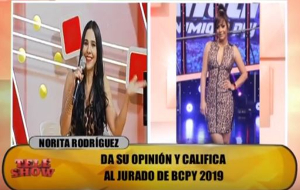 Norita Rodríguez criticó el desempeño de Larissa Riquelme