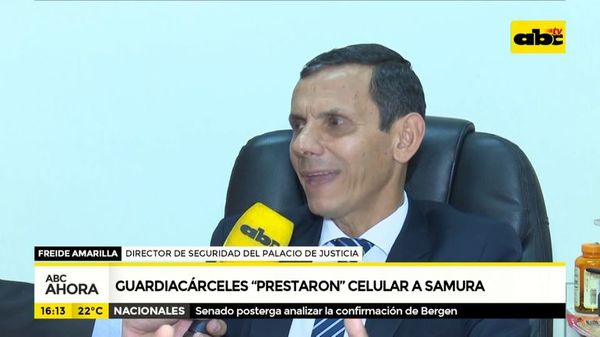 Guadiacárceles “prestaron” su celular a Samura - ABC Noticias - ABC Color