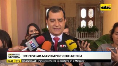 Éber Ovelar, nuevo ministro de justicia - ABC Noticias - ABC Color