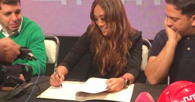 Yolanda Park firmó contrato con HEi