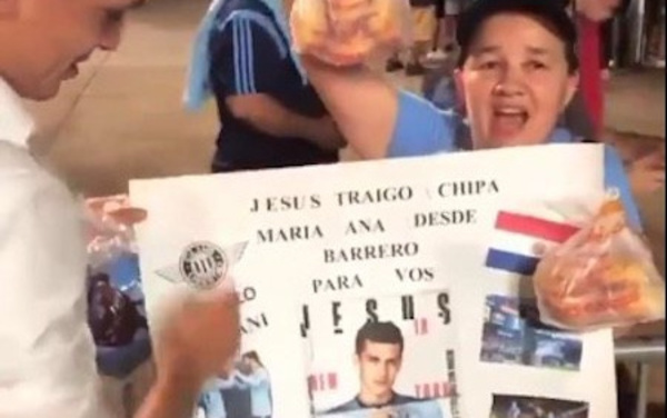 Medina celebra con la chipa y los paraguayos
