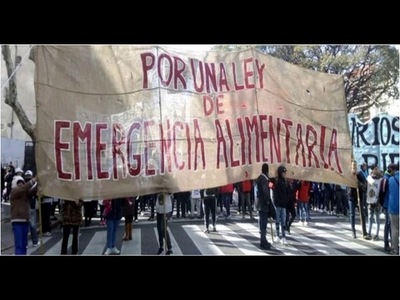 APRUEBAN LEY DE EMERGENCIA ALIMENTARIA EN ARGENTINA