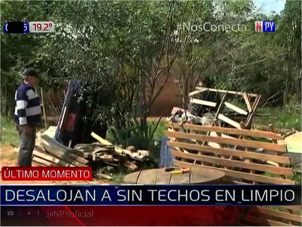 Unas 100 familias son desalojadas de un inmueble en Limpio