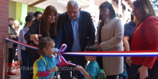 INAUGURAN OBRAS EN ESCUELA CLEMENTINA IRRAZABAL DE ENCARNACIÓN