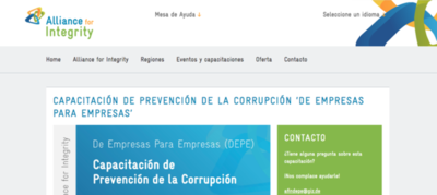Capacitación de prevención de la corrupción “De empresas para empresas”