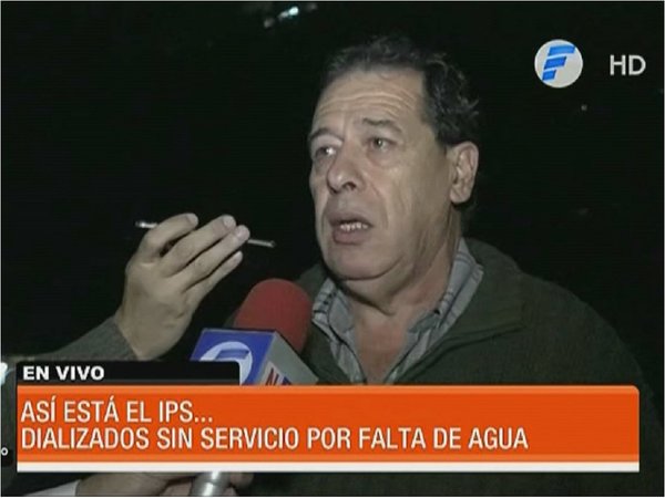 Denuncia: Pacientes del IPS sin servicio de hemodiálisis por falta de agua