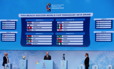 HOY / Paraguay, a la cabeza de uno de los grupos del Mundial de Playa