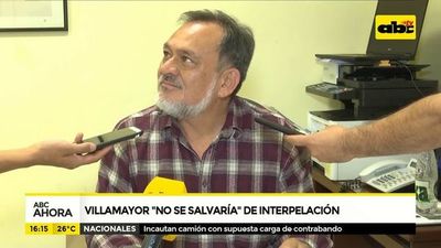 Villamayor “no se salvaría” de interpelación - ABC Noticias - ABC Color