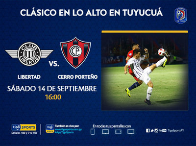 Libertad y Cerro Porteño paralizan la novena fecha