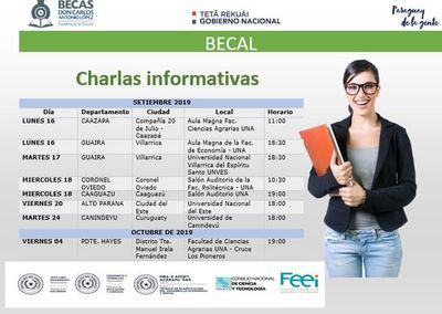 Inician gira nacional para informar a jóvenes sobre Becal - Nacionales - ABC Color