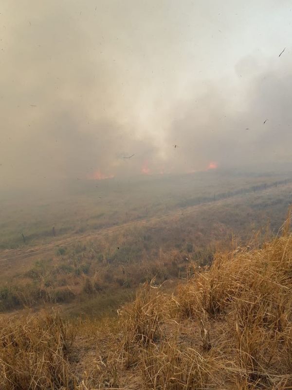 No cesan los incendios en Alto Paraguay - Nacionales - ABC Color