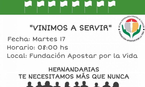 Anuncian protesta a favor de centro oncológico en Hernandarias