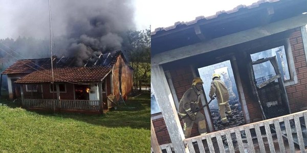 INCENDIO CONSUMIÓ VIVIENDA EN EDELIRA KM 40